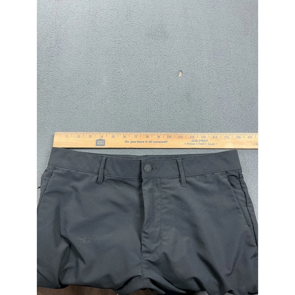 Banana‎ Republic Core Temp Chino Pants Mens 34x32 Dark Gray Slim Straight Tech